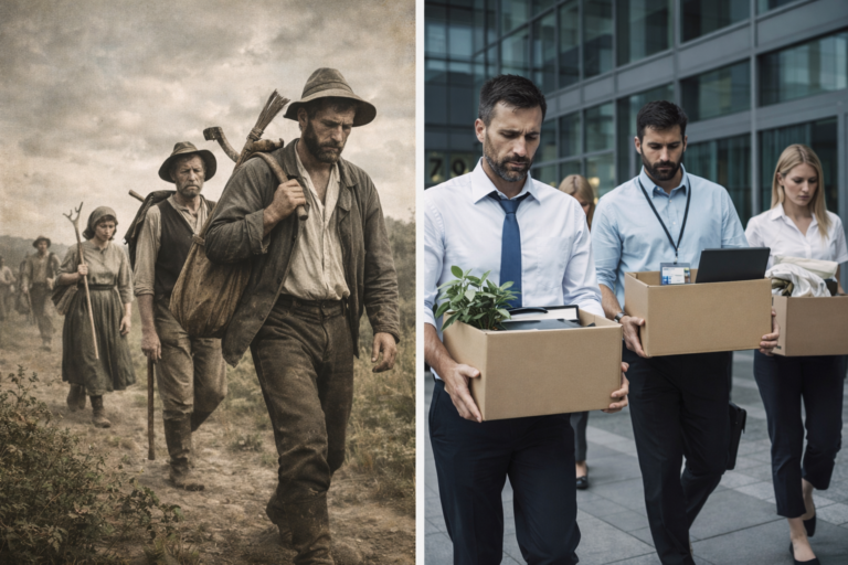 The Industrial Revolution Didn’t Destroy Jobs. It Stripped Away Illusions.